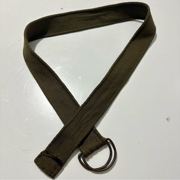 Olive Green Canvas Belt (971) - Picture 1 of 3
